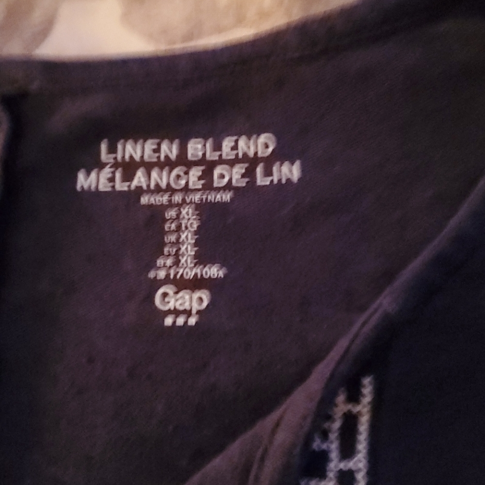 GAP Navy Blue Casual Top - Picture 3 of 4